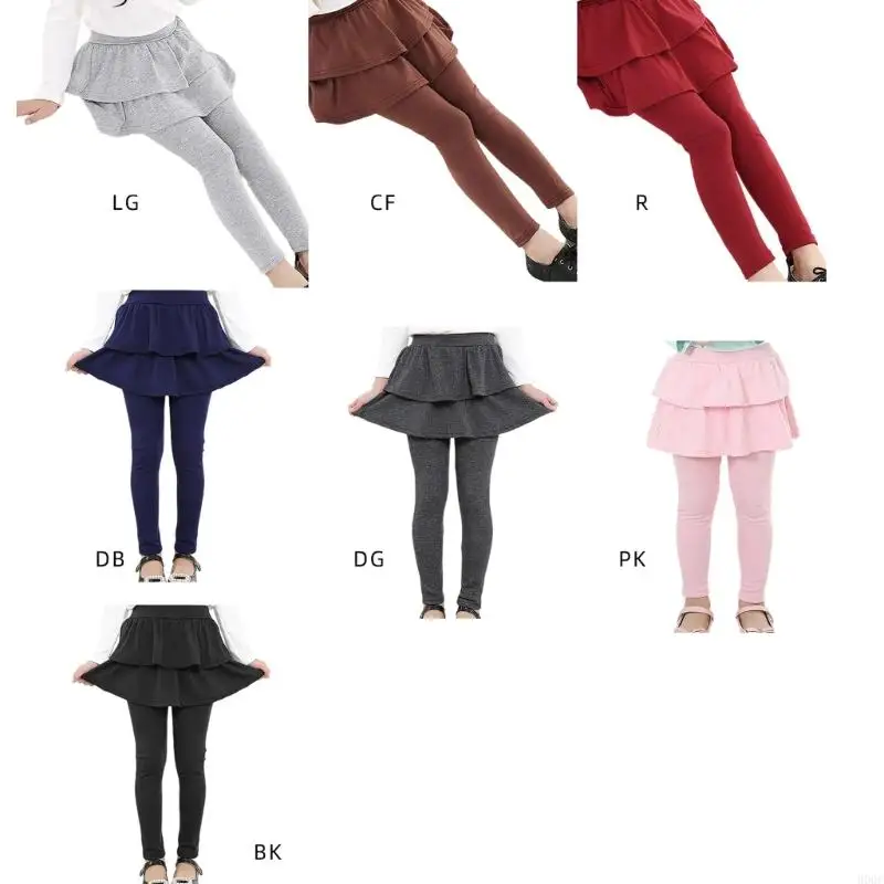 900C Soft Girls Skirt Leggings Multifunction Girls Legging for Various Occasion & Outfits