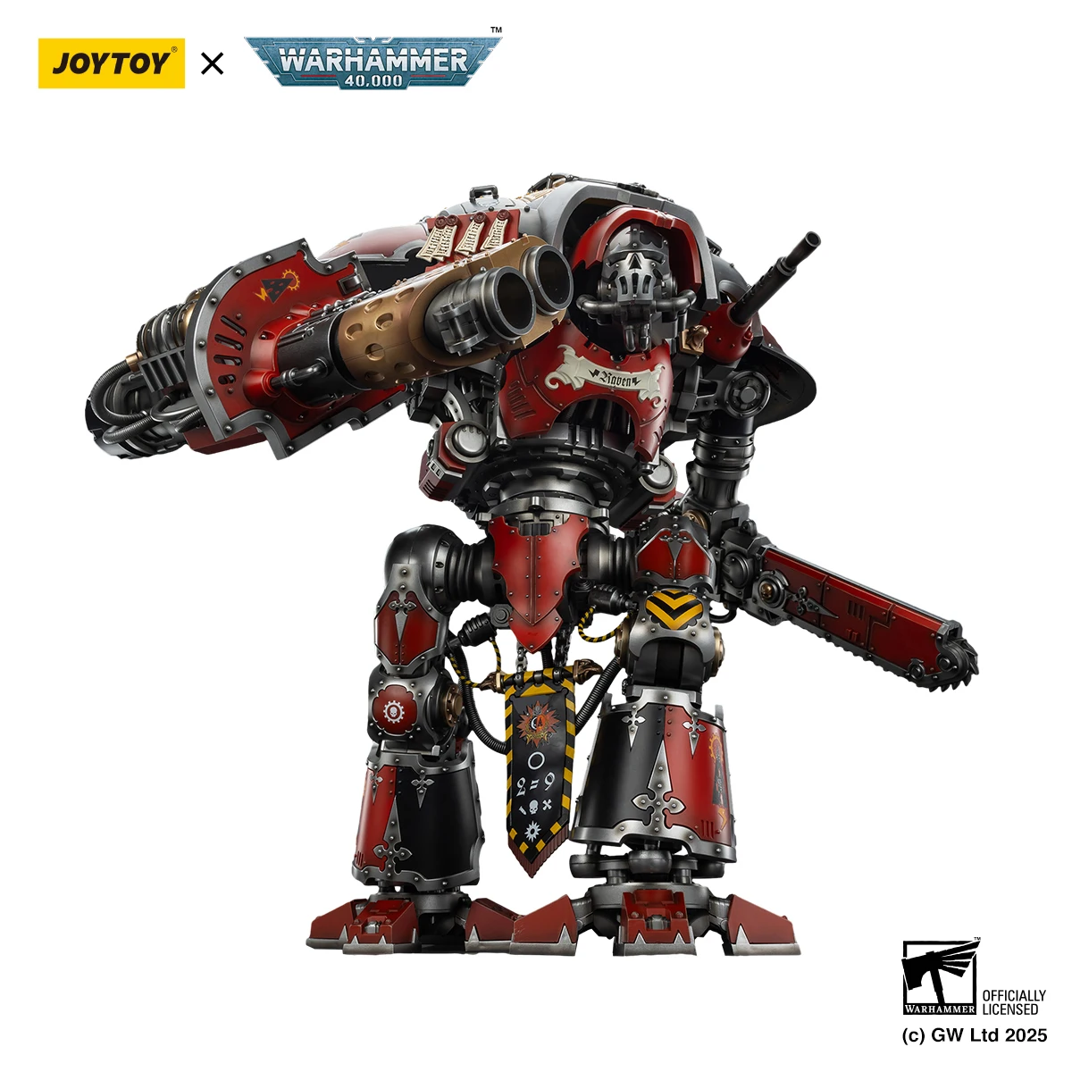 JOYTOY Warhammer 40K Imperial Knights House Raven Knight Errant Action Figure Giocattoli Errant Modello Doll House Raven Collection