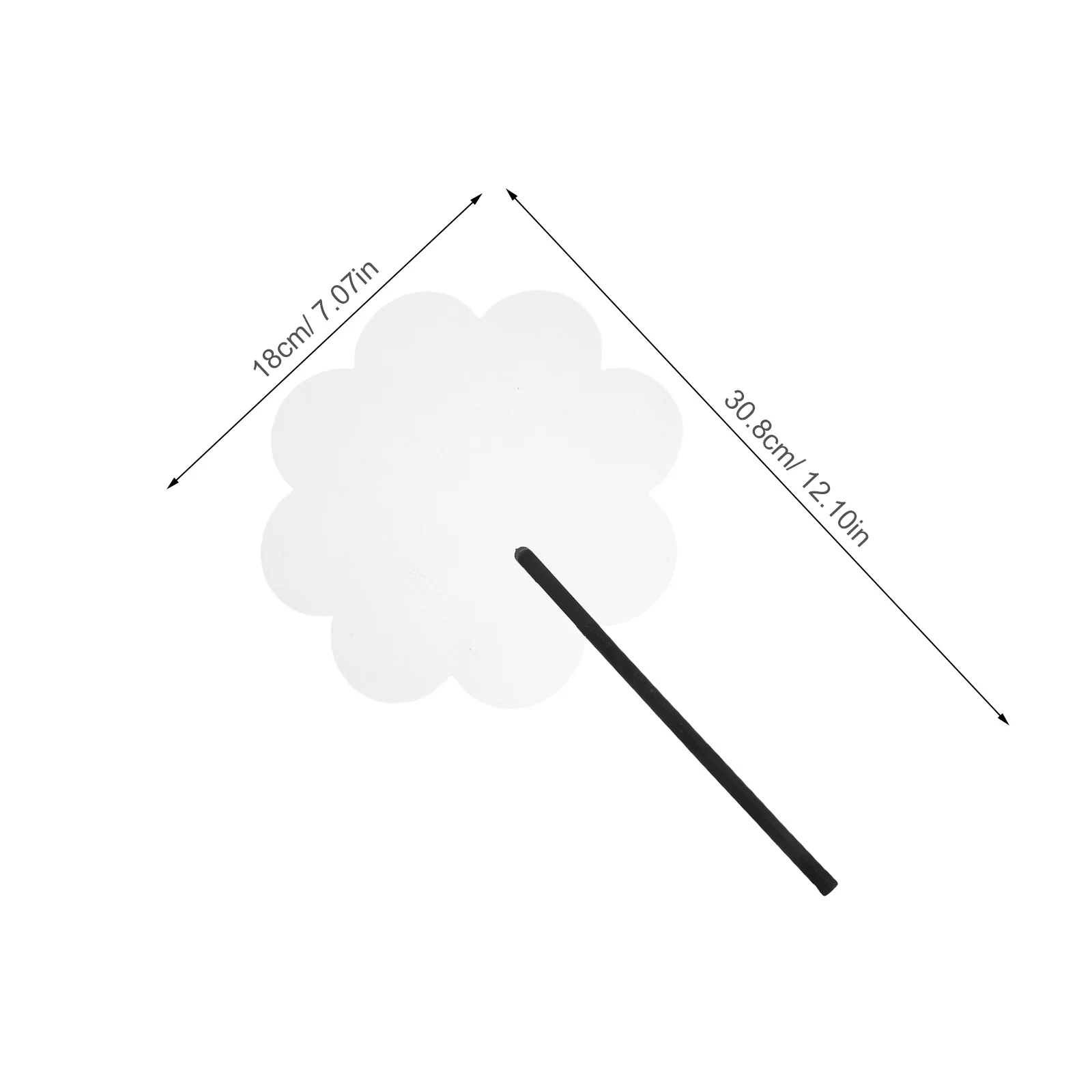 Éventails de poche transparents, Kits d'artisanat de bricolage, portables et légers, cadeaux de fête pour enfants, ornements muraux, accessoires décoratifs, 6 pièces