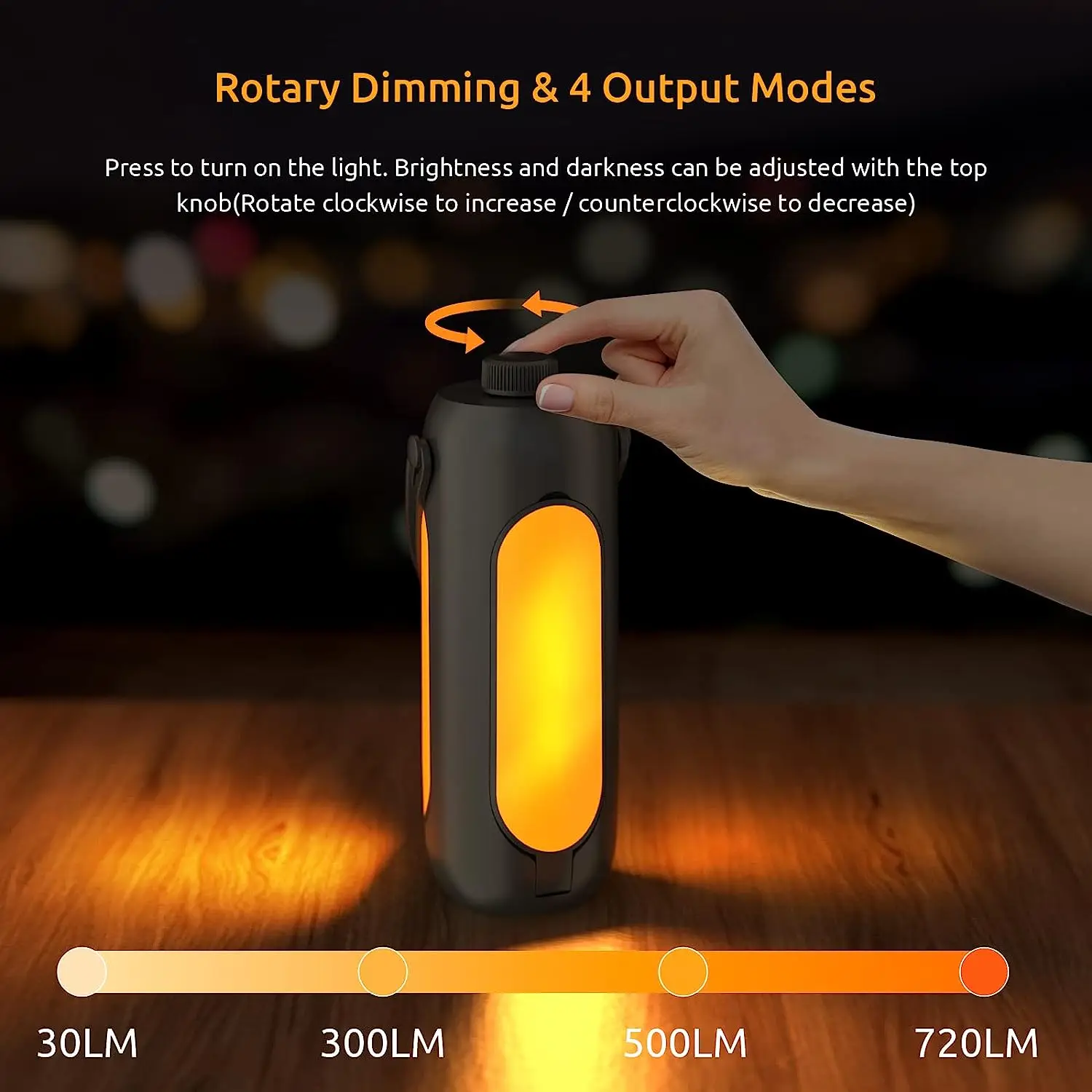 Camping Lights, Freefolding Rechargeable LED Camping Lantern, 10000mAh Super Large, 3 Light Modes & SOS Signal Great for Camping