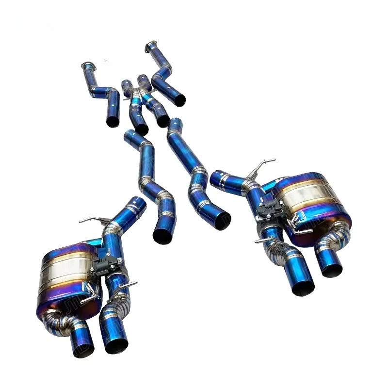 Titanium Alloy Catback Muffler Exhaust System for E63 M6  Exhaust Equal Length