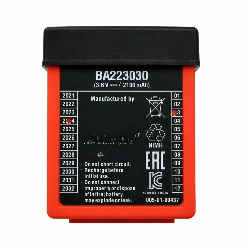 for HBC Pump Truck Remote Control Battery BA223030 Replacement Rechargeable Li-ion Battery Pack for Industrial Handheld