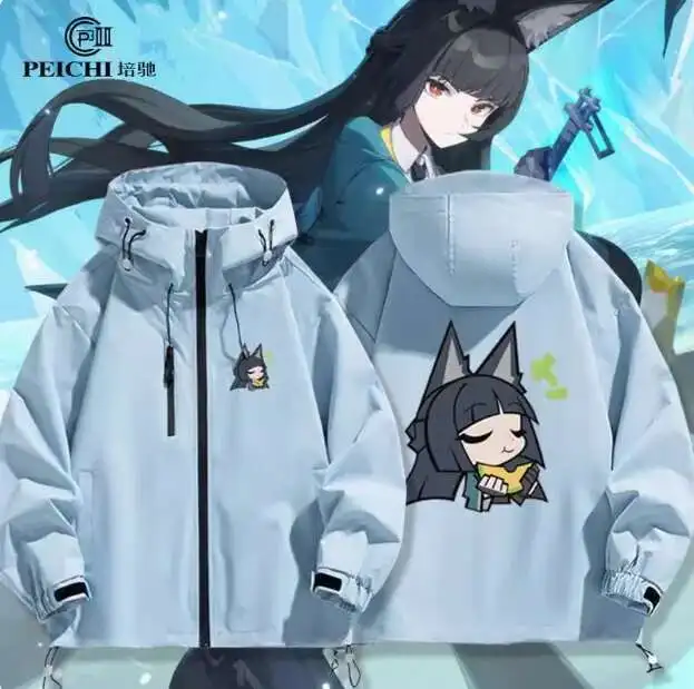 

Zone Anime Zenless Zero Asaba Harumasa Hoshimi Miyabi Windbreaker Jacket Hoodie Cosplay Autumn Winter Men Women Coat Loose Tops
