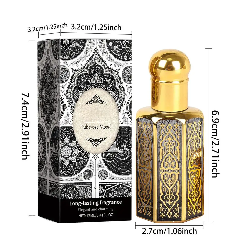 Perfumes árabes charmoso perfume masculino de longa duração perfume pessoal óleo fragrância feminino perfume elegante para mulher