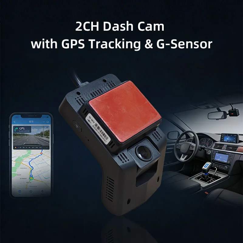 2026 3CH AI Dash Camera Front/Rear 1080P Dual Lens with Voice Interaction GPS Night Vision 4G Car Driving Recorder