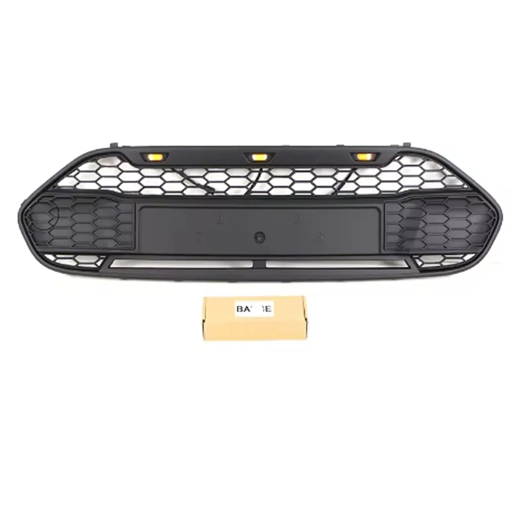 Car Front grille w/light Modification Racing Grill Fit For Ford Transit Connect 2014-2018