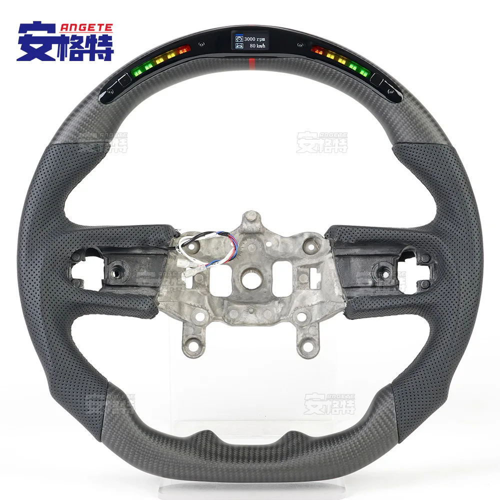 

Applicable to:Suitable for the new Jeep Wrangler matte carbon fiber LED smart car matte steering wheel modification custom