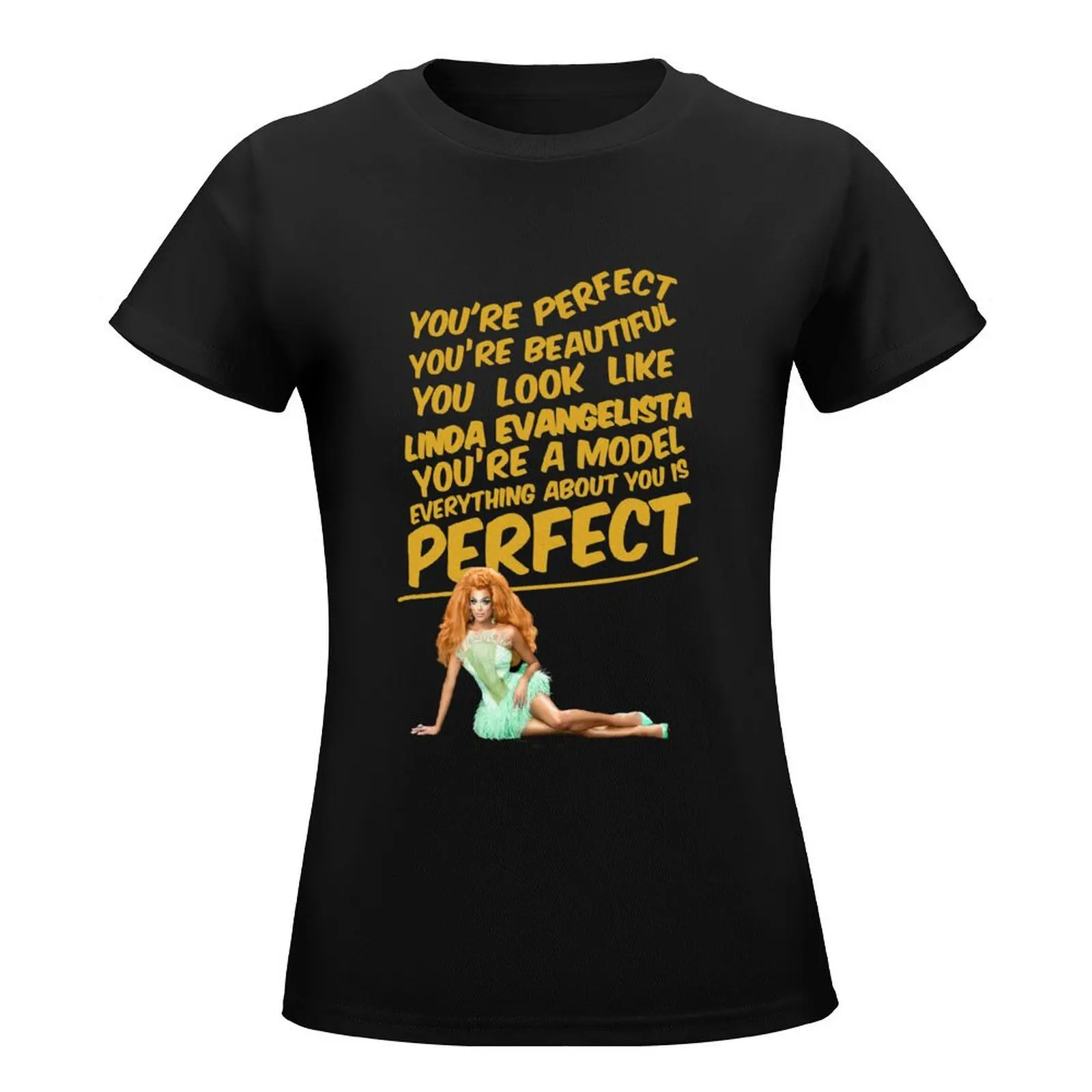 Valentina, you're perfect, you're beautiful... T-Shirt shirts graphic tees summer top plus size t shirts for Women loose fit