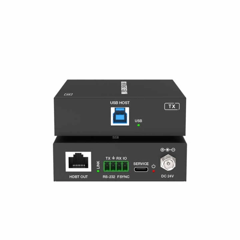 2026 new DT-2061W Plug and Play USB Extender Via CAT6A Network Cable Extend 100M 4 USB3.0 Ports Extender 5Gbps 24V PoC