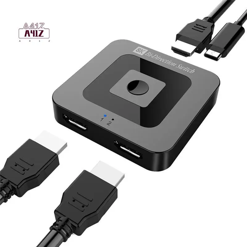 A41Z-8K -Compatible 2-In-1-Out Switcher Version 2.1 8K60HZ HD Video Converter For /PS4
