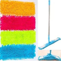 Bathroom Accessories Replacement Microfiber Mop Washable Head Pads Fit Flat Spray Mop Kitchen Household Floor Cleaning Tool