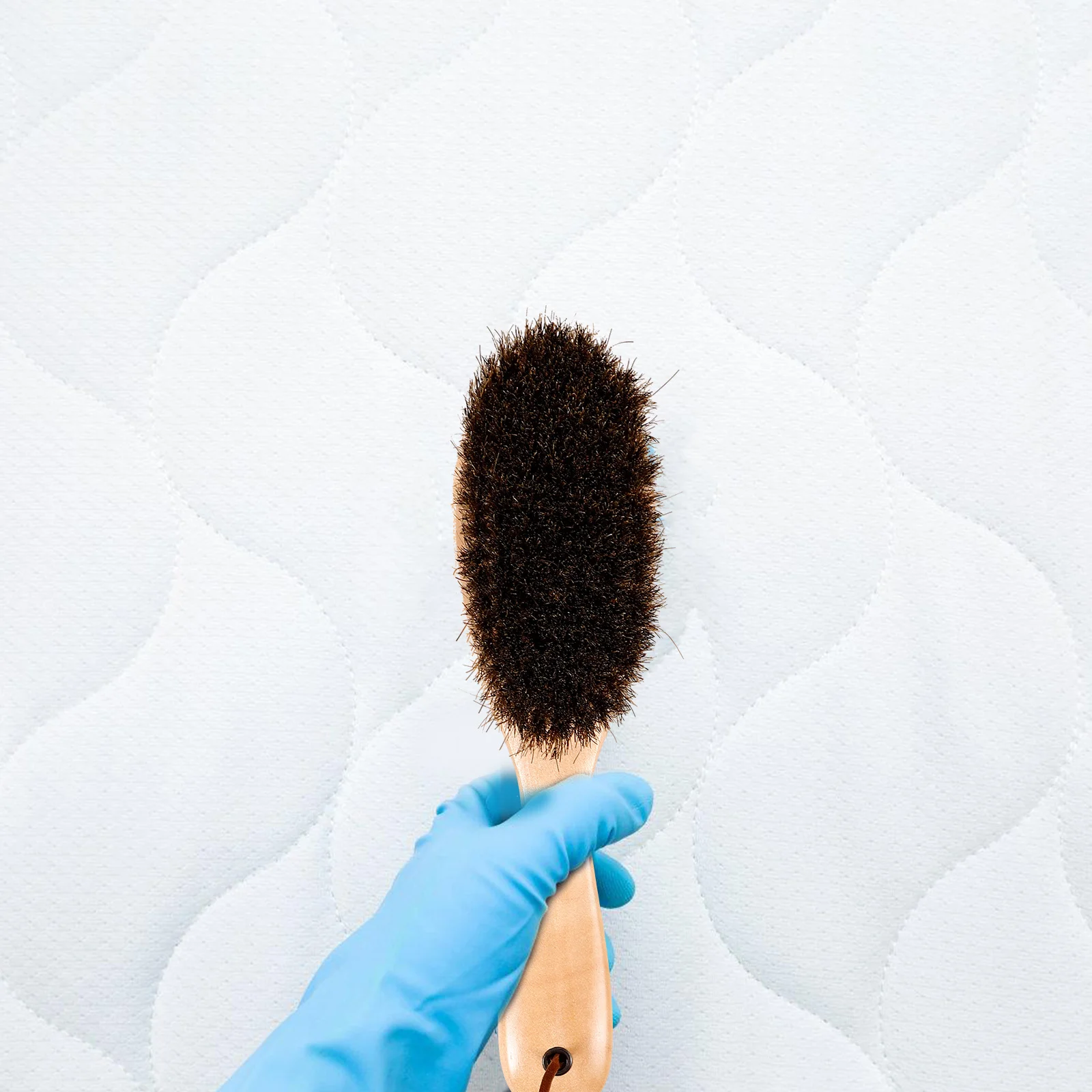 

Horsehair Dusting Brush Shoe Cleaning Kit Soft Bristles Long Handle Design Fabric Shoes Scrubbing Polisher Durable