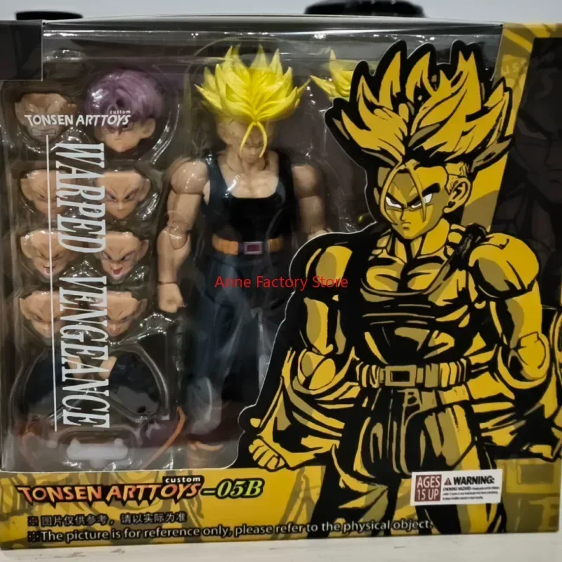 Figurine Dragon Ball Shf Super Saiyan Trunks, jouet d'action, modèle de poupées à collectionner, ornement, cadeau de Festival, en Stock