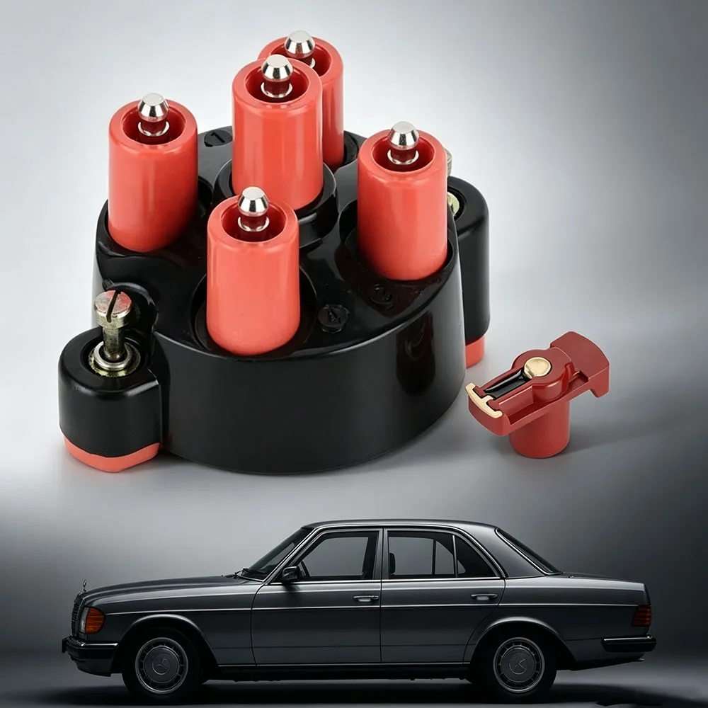 For Mercedes‑Benz 190 W201 Coupe G‑Class Ignition Distributor Cap And Rotor OE 0001584902 0001583931 Car Parts