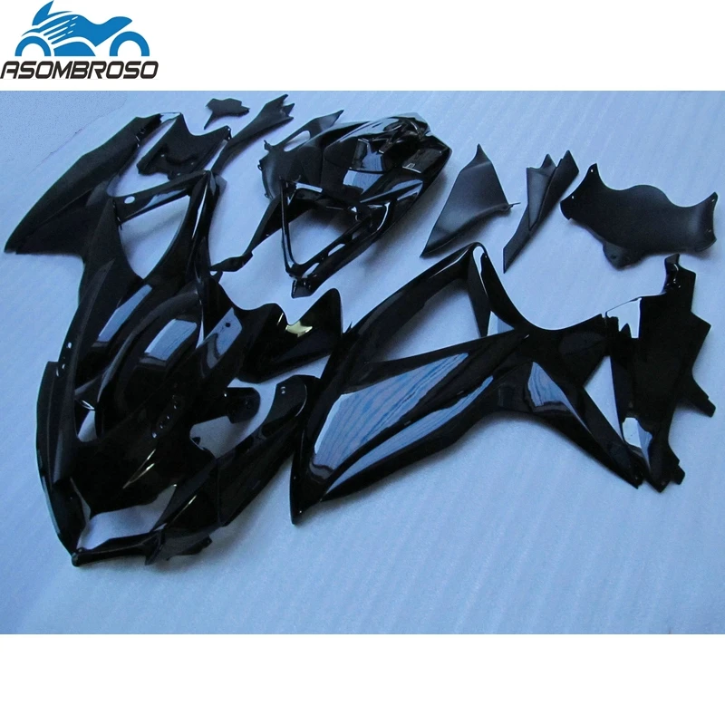 Injection Molding Fairing kit for SUZUKI GSXR 600 750 2008 2009 2010 full black gsxr600 fairings RD10