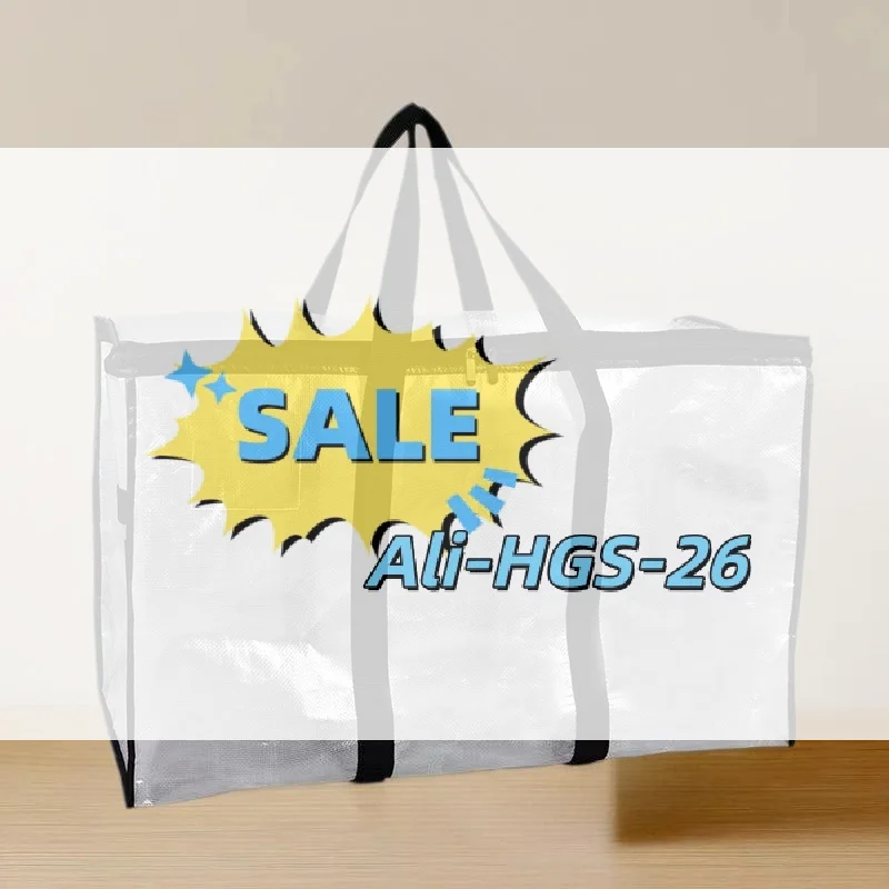 ถุงเก็บผ้านวมความจุขนาดใหญ่ - กระเป๋าจัดระเบียบแบบพับได้กันน้ำพร้อมแผงใสเพื่อการระบุได้ง่าย ปิดด้วยซิปคู่