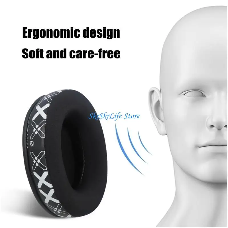 

E65E Quality Ear Cushions Soft Leather Perfect Fit for NC700 Over Ear Headphones