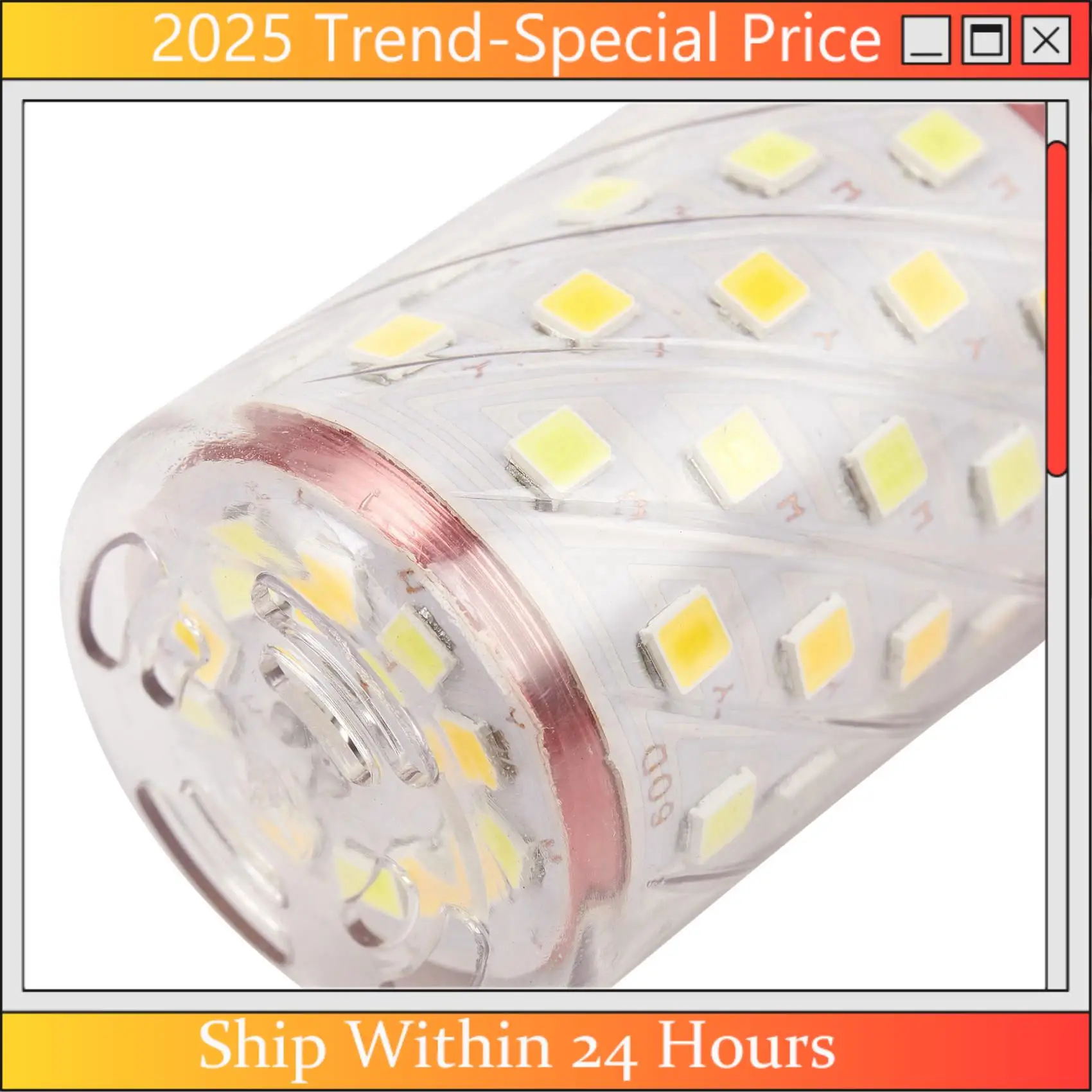 

AA64 2X 3 Color Temperatures Integrated SMD LED Corn Lamp E14/E27 AC85V - 265V Warm White High Light Energy Conservation