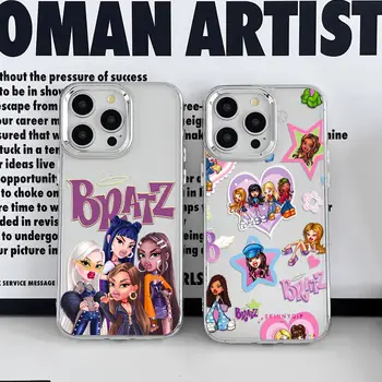 全新可愛 Bratz 手機殼,適用於三星 Galaxy A73 A16 A06 A35 A55 A25 A05S A15 A56 A54 A36 A34 A24 A26 4G 5G 手機殼 12 最佳銷售 布拉茨娃娃案 - №3