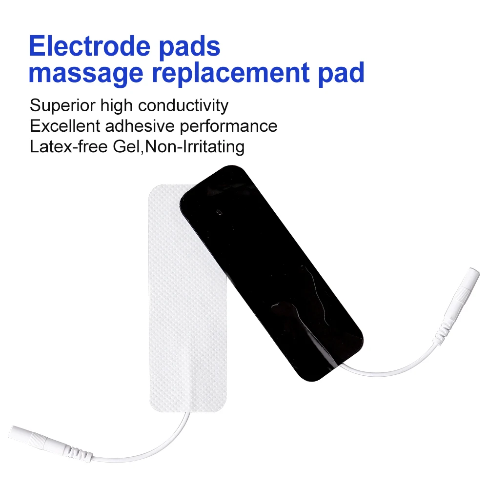 9x3cm Self-adhesive Tens Electrodes Pads EMS Electric Muscle Stimulator Patch Reused Digital Therapy Massage Machine Accessories