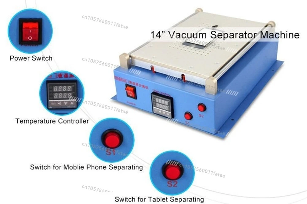 TBK-968 Touch Screen 2 in 1 Split Screen Machine with Built-in Pump Separator
