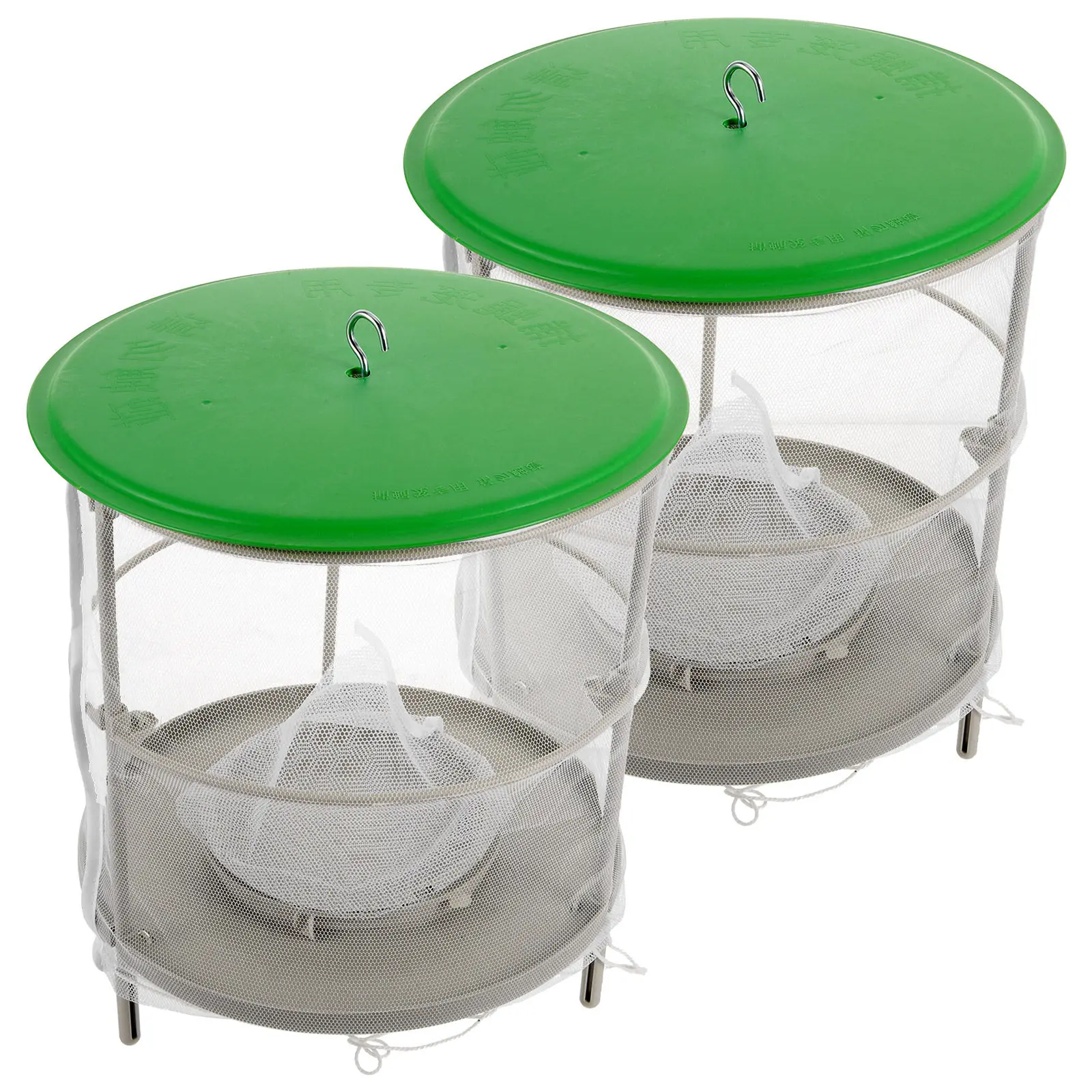 

2 шт. уличных подвесных ловушек для насекомых из прочного пластика, устойчивого к погодным условиям, для борьбы с вредителями на ферме, в саду, на заднем дворе