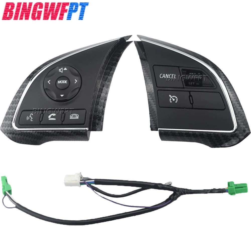 

BINGWFPT For Mitsubishi For outlander 2016 2017 2018 2019 Steering Wheel Cruise Control Buttons Remote Control Volume Button