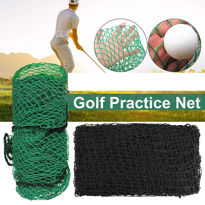 

Golf Practice Net 2Mx2M / 3Mx3M Heavy Duty Impact Rope Border Sports Barrier Training Mesh Netting Golf Training Accessories 1PC