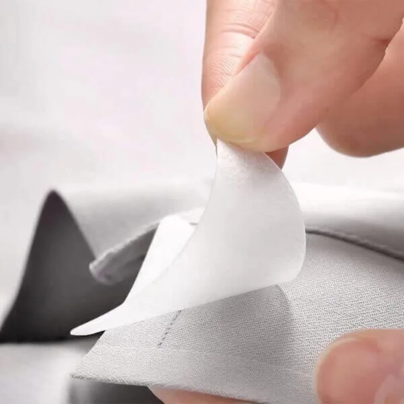 10/20pcs Fixed Collar Triangle Patch Thickened PVC Collar Anti-Warping Edge Shaper No Curl Collar Shirt Extenders