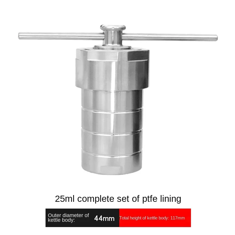 

Hydrothermal Synthesis Reactor Tetrafluoroethylene Lining Laboratory High less Crystallization Solubilization