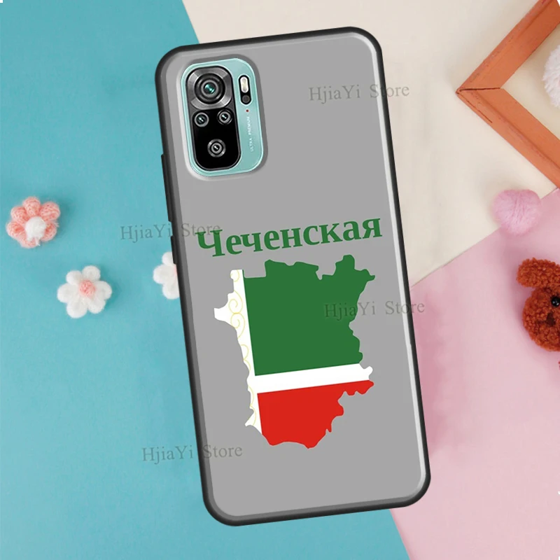 Chechen Flag Chechnya Soft Case For Redmi 9A 8A 7A 6A 9 9C Cover For Xiaomi Redmi Note 9 10 Pro 8 7 6 8T 9S K40