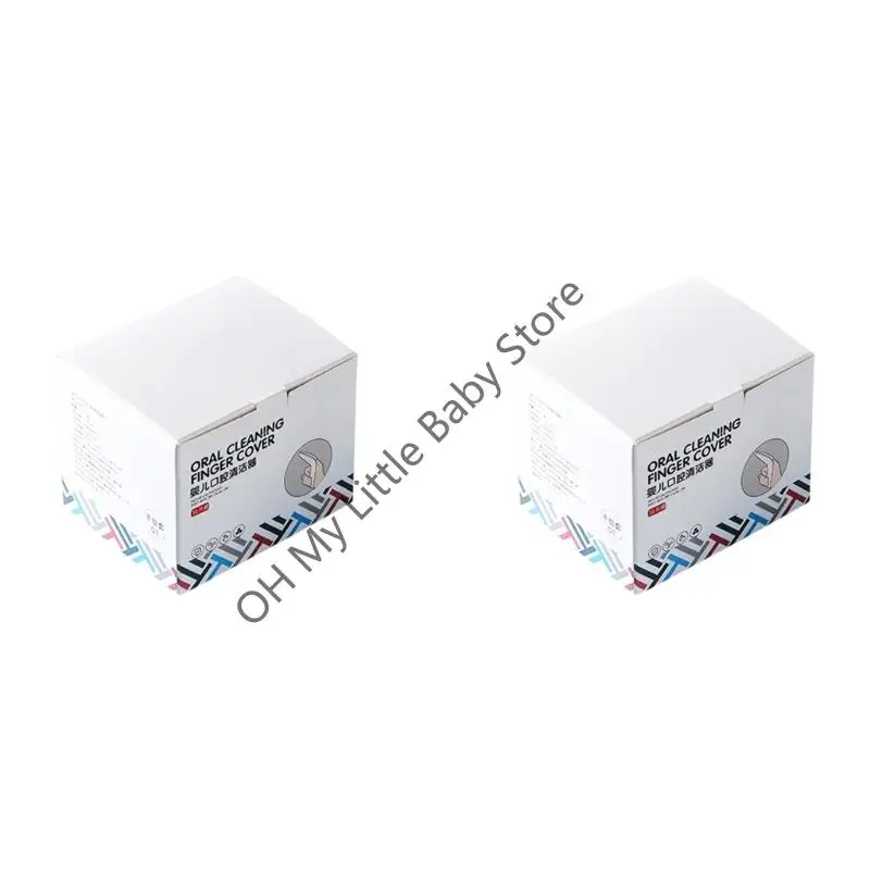M76C مناديل أسنان الرضع فرشاة أسنان الإصبع لمدة 0-24 شهرًا لسان محمول أساسي للتغذية وتنظيف رعاية الطفل القابل للتصرف #1