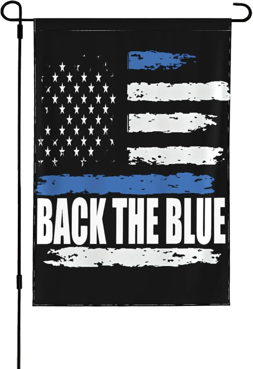 Back The America Blue Flag 12 5 x18 Thin Line Support Law Enforcement American Police Garden Flags Double Sided Yard Signs D ZZM