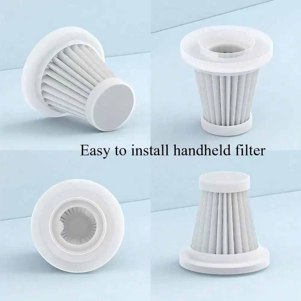 Suitu Waschbarer Handstaubsaugerfilter Kompatibel mit Kabellosen Auto-Staubsaugern & Tragbaren Reinigern, Hocheffizienter Filter Geeignet – Detail 1