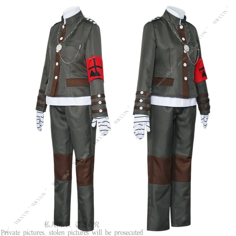 Gra Shinguji Korekiyo przebranie na karnawał peruka męska zabawa na Halloween zabijająca harmonię Cosplay Danganronpa V3 impreza z okazji Halloween kobieta