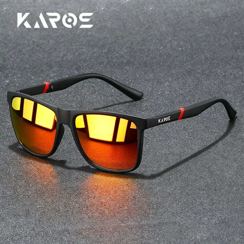 KAROS Sports Polarized Goggles with UV400 Protection Lightweight Frame Ideal for High Intensity Activities like Mountain Biking