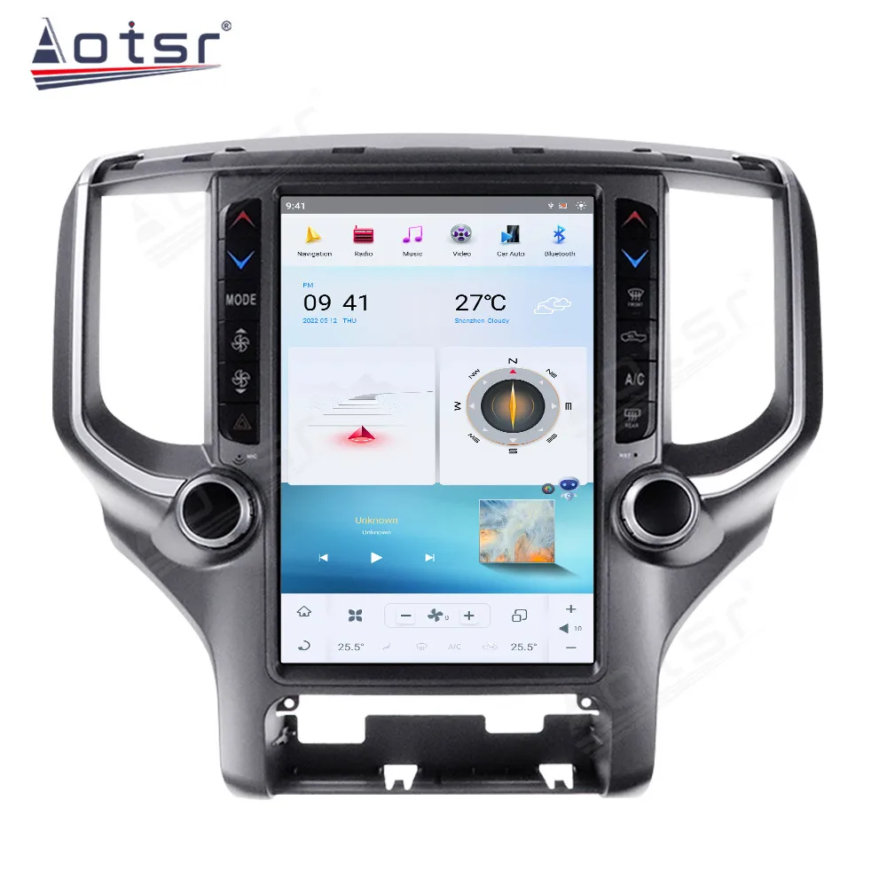 Qualcomm Snapdrag HD Screen Android 13.0 For Dodge RAM 2018-2020 Car Radio Multimedia Player CarPlay GPS Navigation Head Unit view 5
