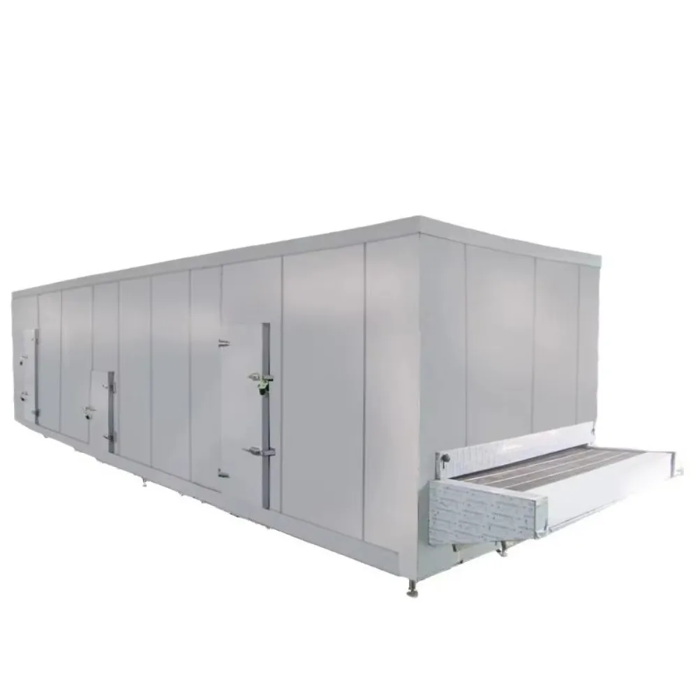 Commercial Horizontal Low-Temperature Automatic Flat-Plate Quick-Freezing Machine Large-Scale Tunnel Type Top Energy Efficiency