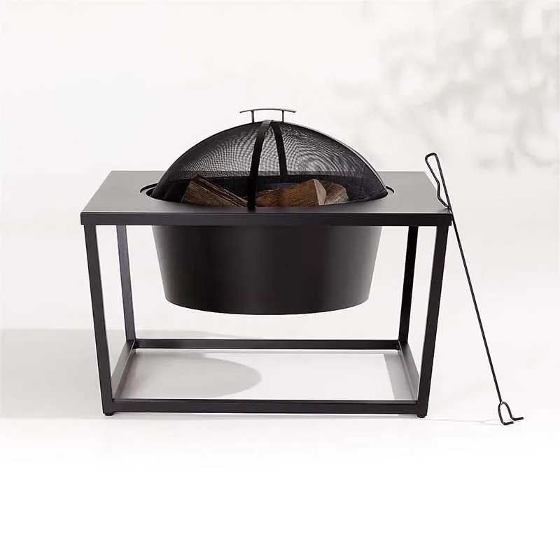 Garden decoration corten steel barbecue brazier outdoor charcoal fire pit