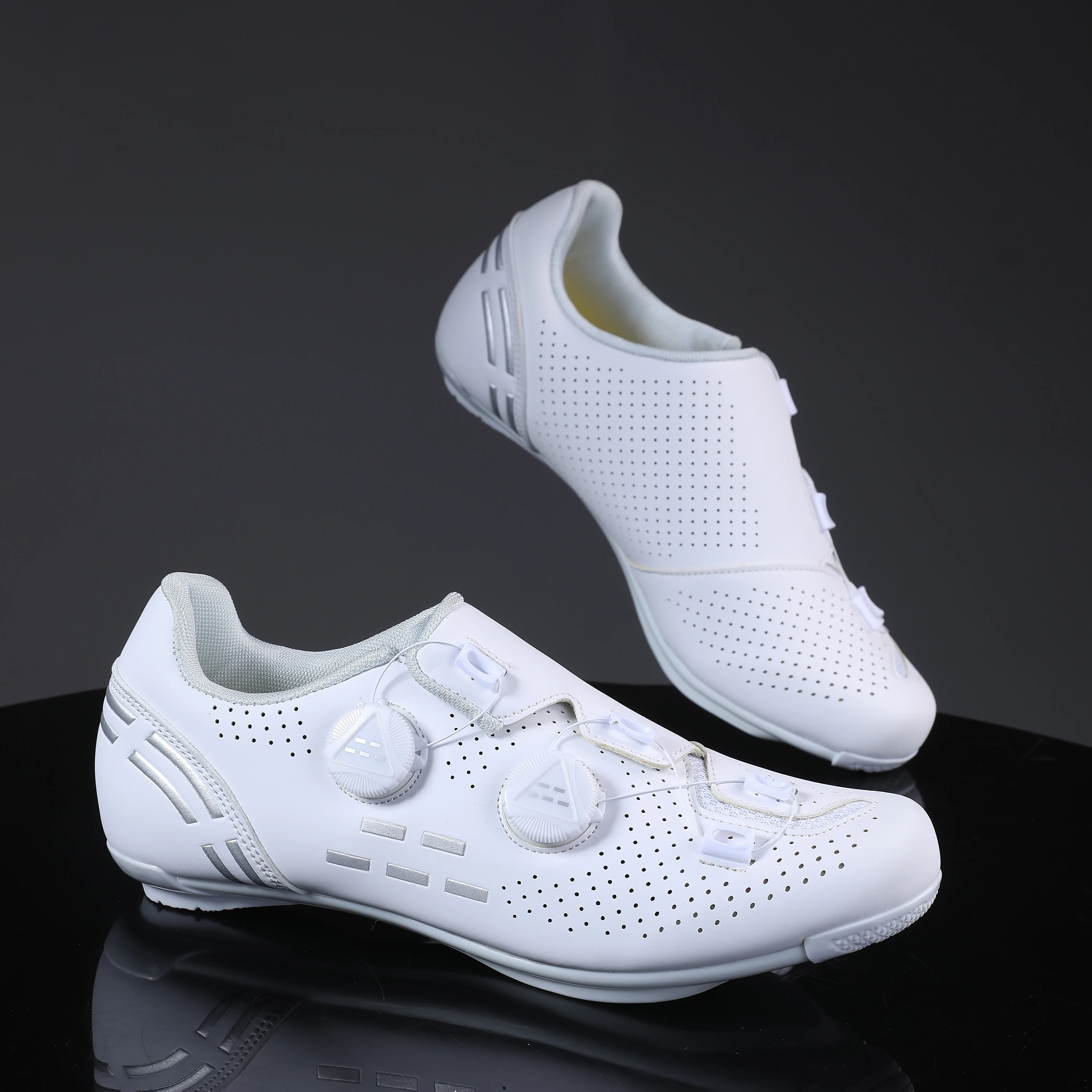 Road Bike Shoes Flat Pedal  Man Cycle Speed Cycling Sneaker Cleat Shoes Road Bike Light Racing Footwear Mountain Cycling Shoes