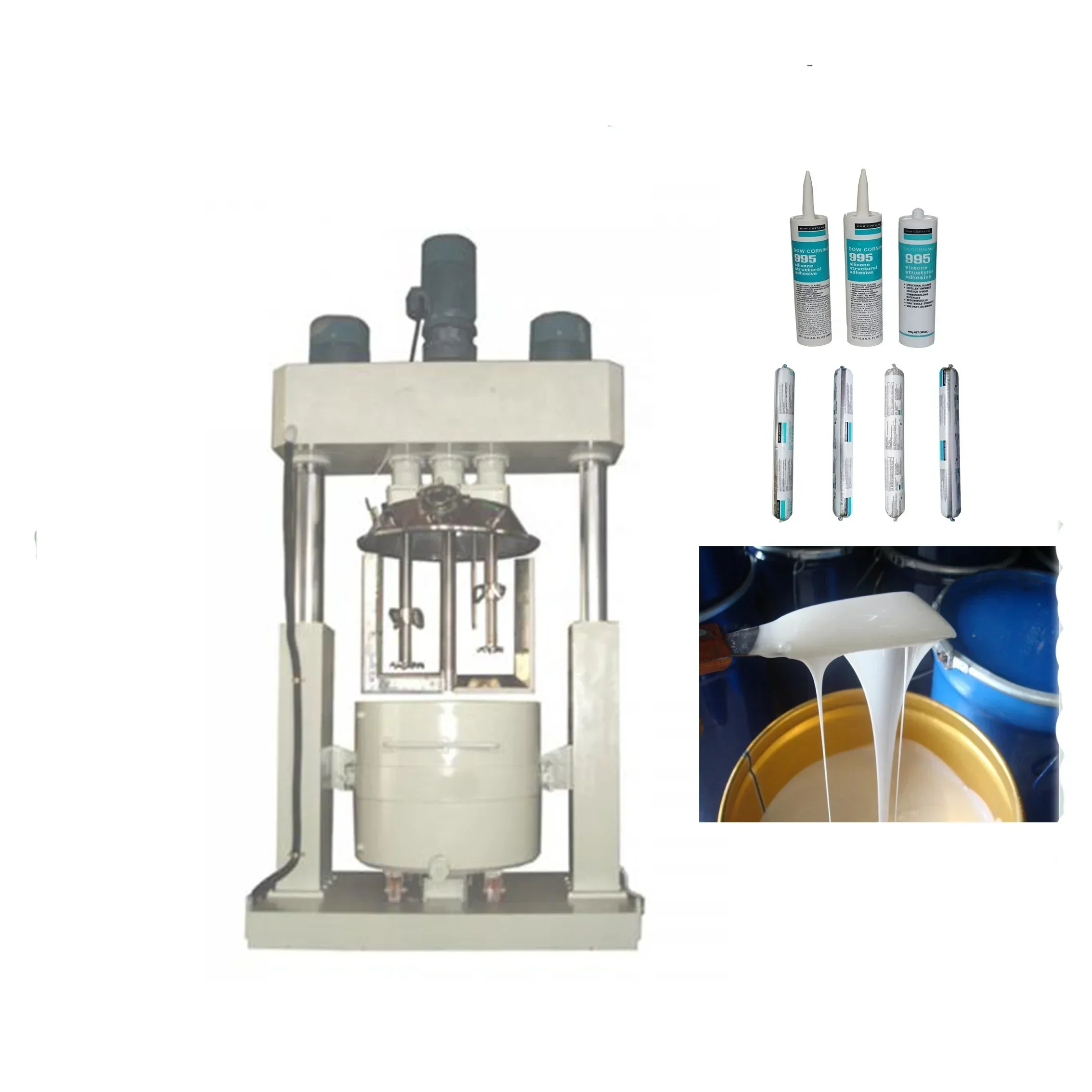 Emulsion Mixing Equipment with PLC System | High Speed Dispersing Machine