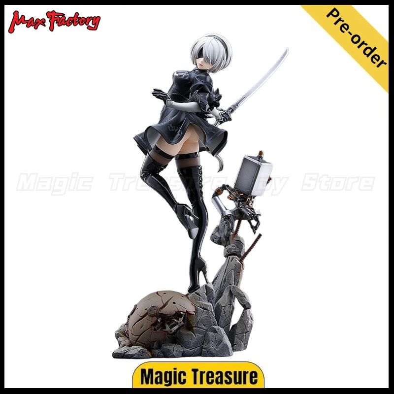 

【Предпродажа】 Оригинальный Max Factory NieR: Automata Ver1.1a Yorha No. 2 Тип B 2B Модель персонажа аниме Орнамент