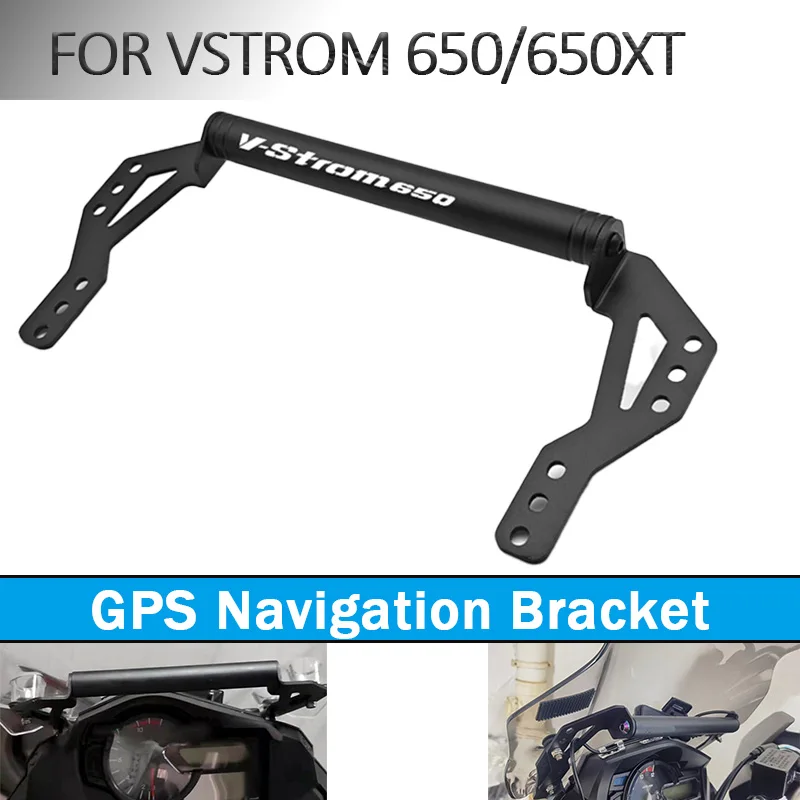 

Vstrom 650 Phone Mount Bracket For Suzuki VStrom 650XT DL 650 2017-2024 Navigation Windshield GPS Phone Holder V-Strom 650 xt
