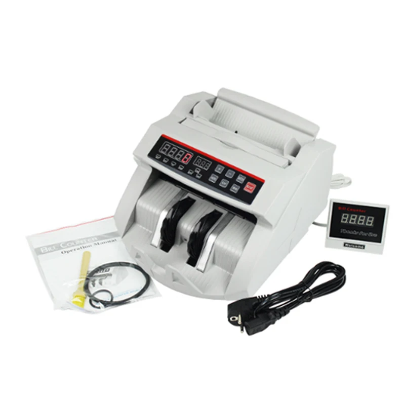 

Automatic Money Counter with UV+MG+IR+DD Detecting Cash Counting Machine Suitable for Multi-Currency Bill Counter 110V/220V