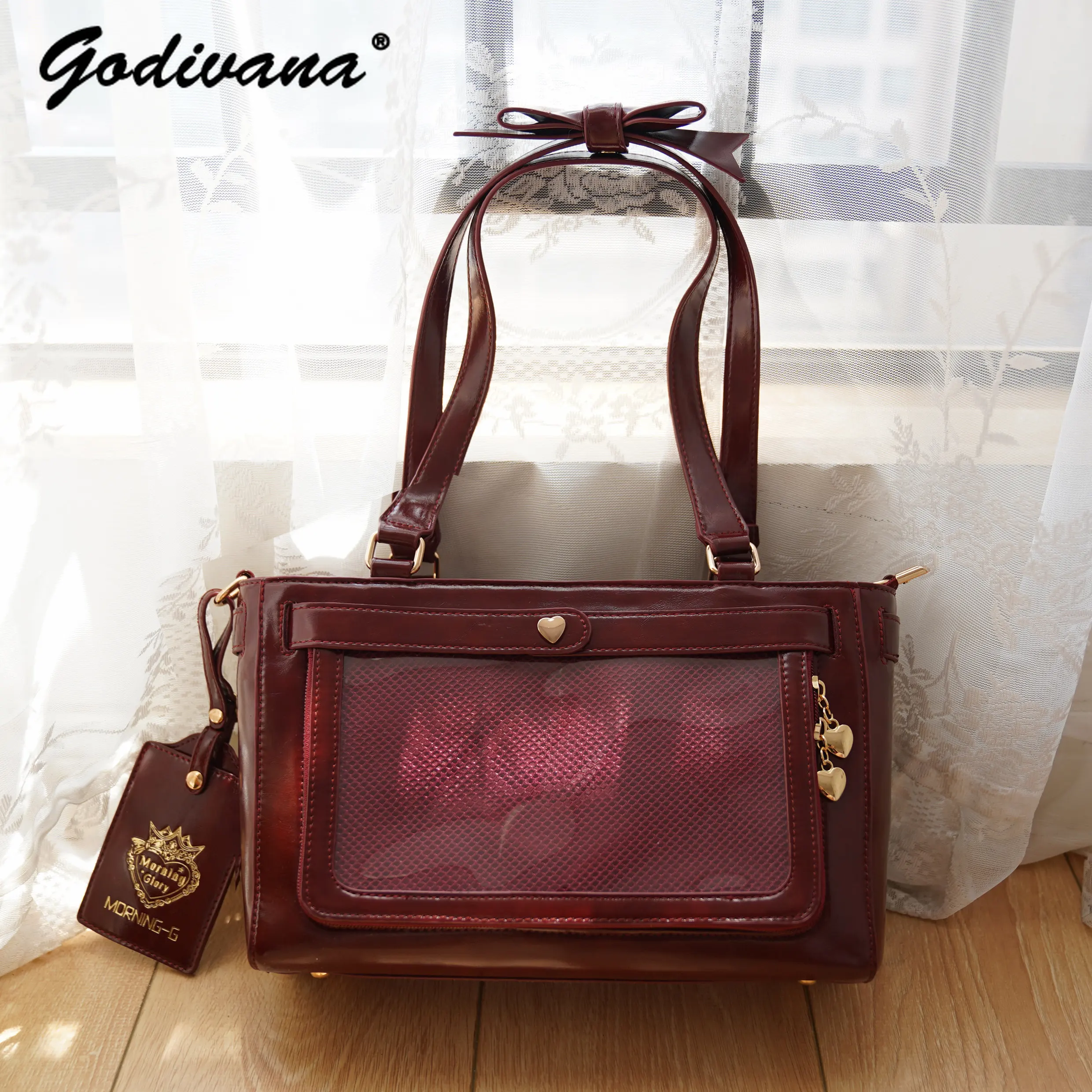 Original Retro Shoulder Cross-body Pain Bag Daily Use Female Square Leather Handbags Large Capacity Totes