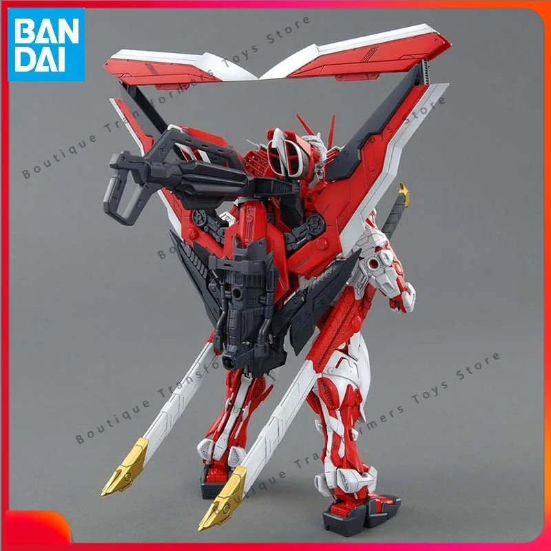 bandai-gundam-model-kit-mg-astray-red-frame-kai-action-figure-building-kit-collectibles-anime-figures-model-toys