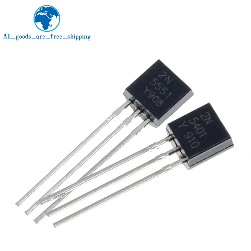 TZT 50pcs/lot 2N5551 2N5401 5551 5401 (25PCS* 2N5401+25PCS* 2N5551 ) for Power module