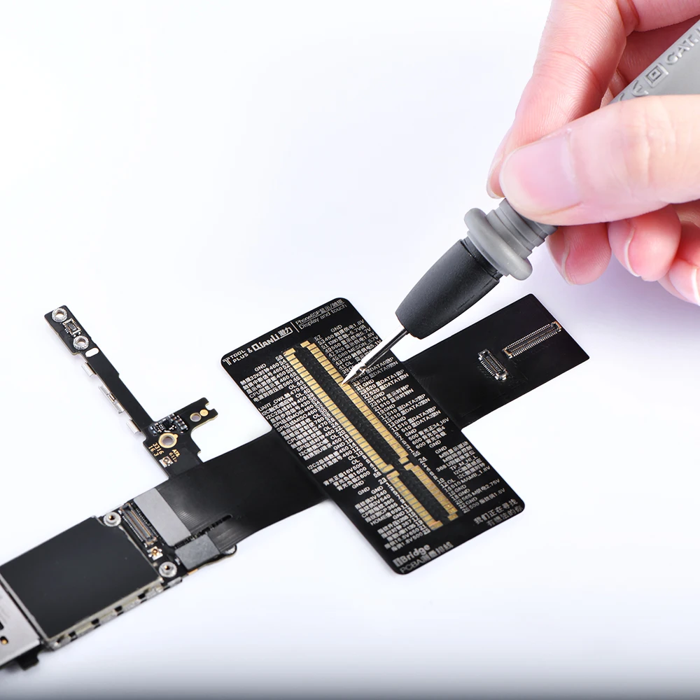 Przedłużacz testowy QIANLI iBridge do pomiaru rezystancji sygnału napięciowego Apple 6/6P/6S/6SP/7/7P/8/8P/X płyta główna