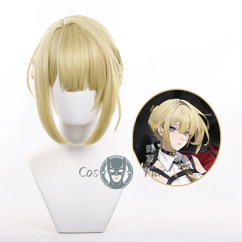 

Evelyn Chevalier Cosplay Wig 40cm Short Synthetic Hair Game Zenless Zone Zero Cosplay Halloween Party + Wig Cap