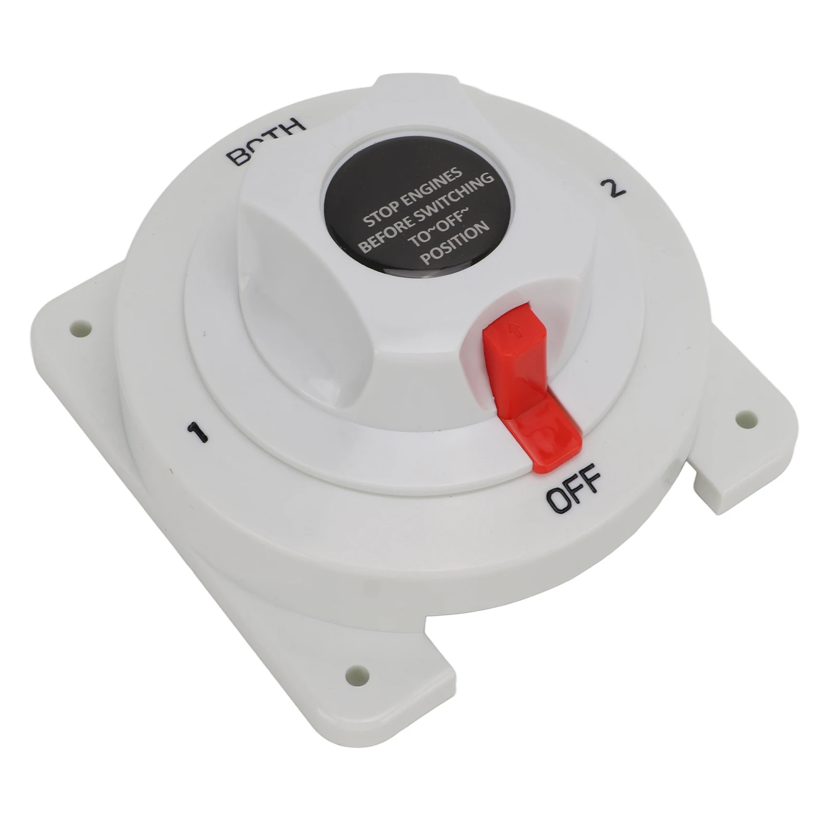 

Dual Battery Selector Switch 300A - 4 Position, Battery Disconnect Switch, 6-32V - for RVs Yachts Trucks - Electrical Accessory